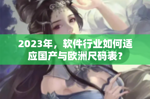 2023年，软件行业如何适应国产与欧洲尺码表？