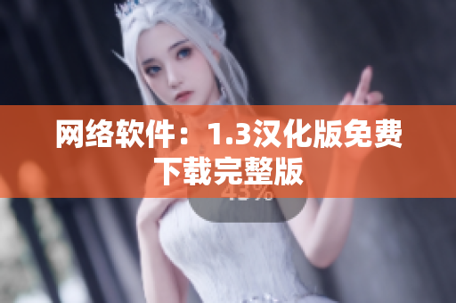 网络软件：1.3汉化版免费下载完整版