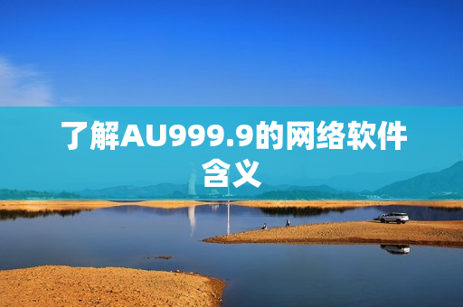 了解AU999.9的网络软件含义