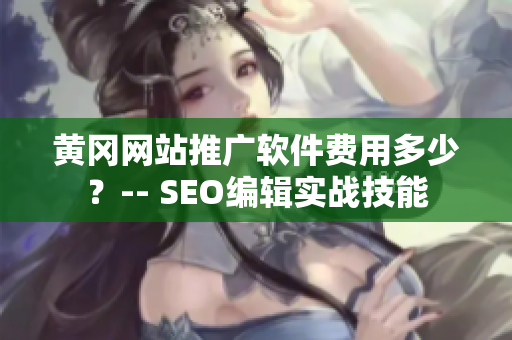 黄冈网站推广软件费用多少？-- SEO编辑实战技能