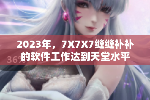 2023年，7X7X7缝缝补补的软件工作达到天堂水平