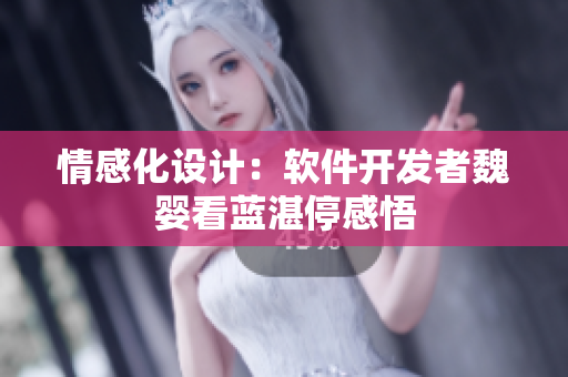 情感化设计：软件开发者魏婴看蓝湛停感悟
