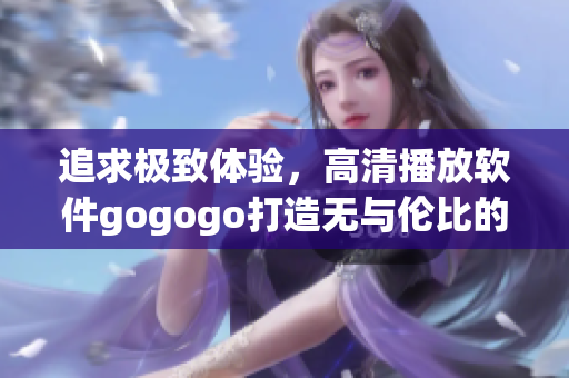 追求极致体验，高清播放软件gogogo打造无与伦比的视听盛宴