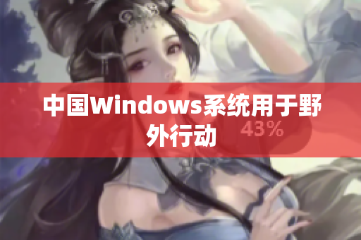 中国Windows系统用于野外行动