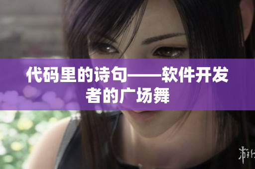 代码里的诗句——软件开发者的广场舞