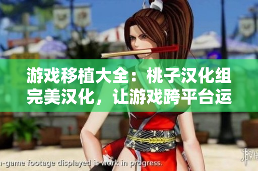 游戏移植大全：桃子汉化组完美汉化，让游戏跨平台运行