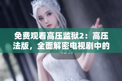 免费观看高压监狱2：高压法版，全面解密电视剧中的监狱生存策略