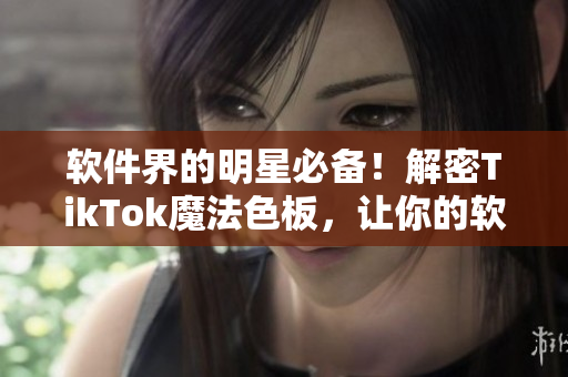 软件界的明星必备！解密TikTok魔法色板，让你的软件设计更具魅力