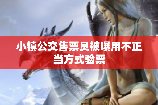 小镇公交售票员被曝用不正当方式验票