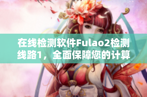 在线检测软件Fulao2检测线路1，全面保障您的计算机安全