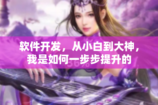 软件开发，从小白到大神，我是如何一步步提升的