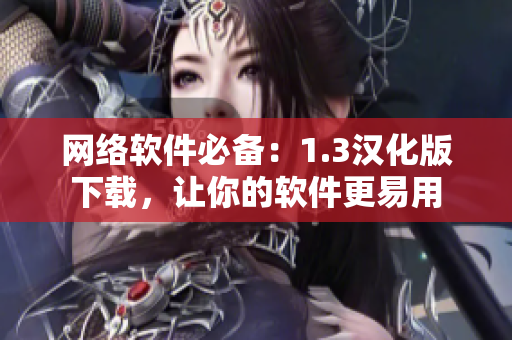 网络软件必备：1.3汉化版下载，让你的软件更易用