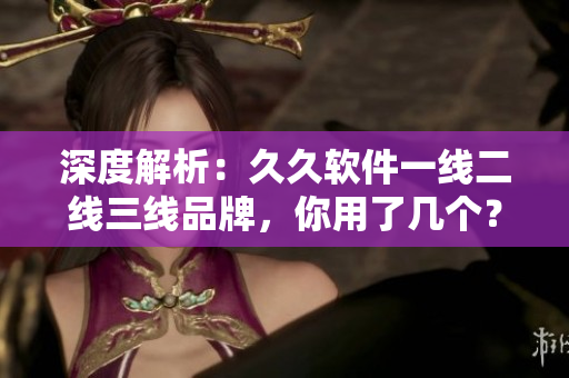 深度解析：久久软件一线二线三线品牌，你用了几个？