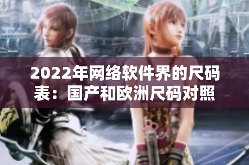 2022年网络软件界的尺码表：国产和欧洲尺码对照
