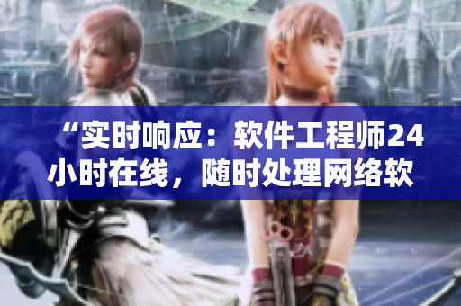 “实时响应：软件工程师24小时在线，随时处理网络软件问题”