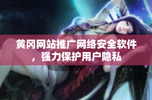 黄冈网站推广网络安全软件，强力保护用户隐私