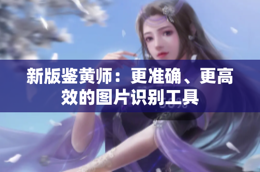 新版鉴黄师：更准确、更高效的图片识别工具