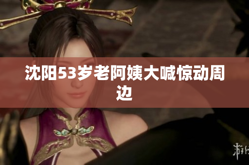 沈阳53岁老阿姨大喊惊动周边