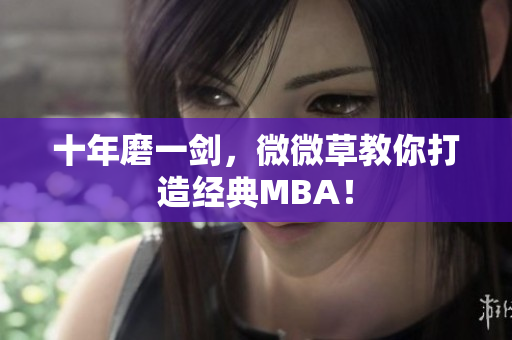 十年磨一剑，微微草教你打造经典MBA！