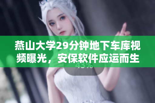 燕山大学29分钟地下车库视频曝光，安保软件应运而生
