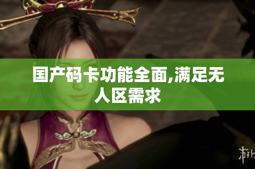 国产码卡功能全面,满足无人区需求
