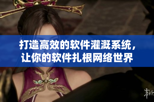 打造高效的软件灌溉系统，让你的软件扎根网络世界
