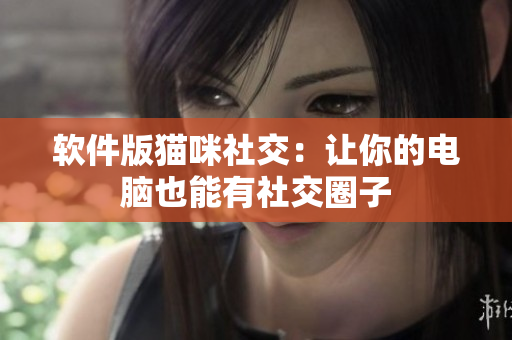软件版猫咪社交：让你的电脑也能有社交圈子