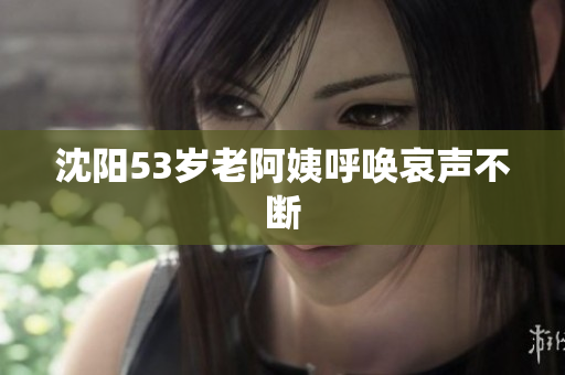 沈阳53岁老阿姨呼唤哀声不断