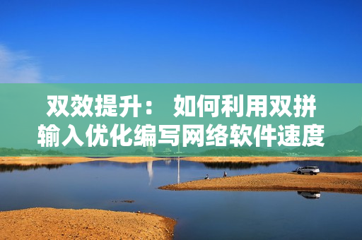 双效提升： 如何利用双拼输入优化编写网络软件速度？