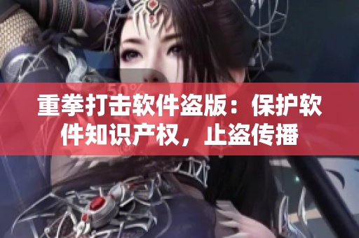 重拳打击软件盗版：保护软件知识产权，止盗传播