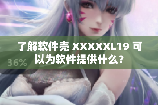 了解软件壳 XXXXXL19 可以为软件提供什么？