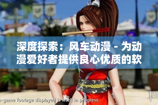 深度探索：风车动漫 - 为动漫爱好者提供良心优质的软件服务