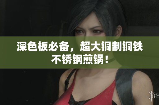 深色板必备，超大铜制铜铁不锈钢煎锅！