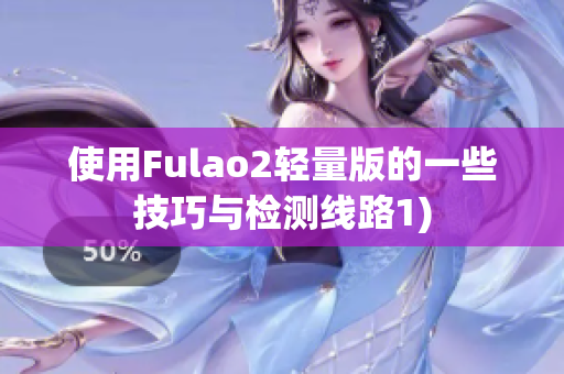 使用Fulao2轻量版的一些技巧与检测线路1)