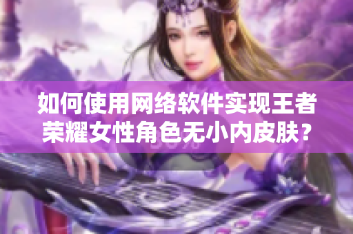 如何使用网络软件实现王者荣耀女性角色无小内皮肤？