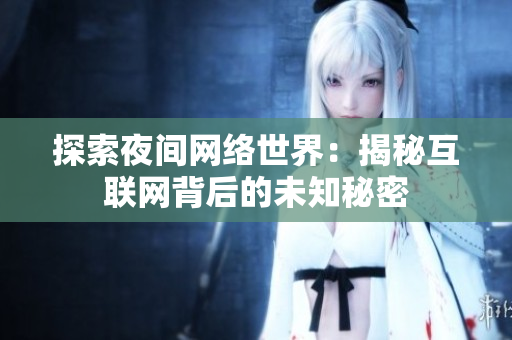 探索夜间网络世界：揭秘互联网背后的未知秘密