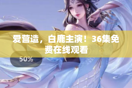 爱营造，白鹿主演！36集免费在线观看