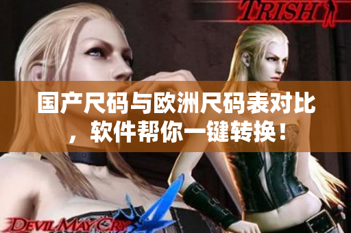 国产尺码与欧洲尺码表对比，软件帮你一键转换！