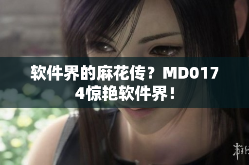 软件界的麻花传？MD0174惊艳软件界！
