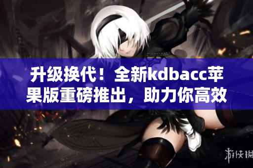 升级换代！全新kdbacc苹果版重磅推出，助力你高效管理账务