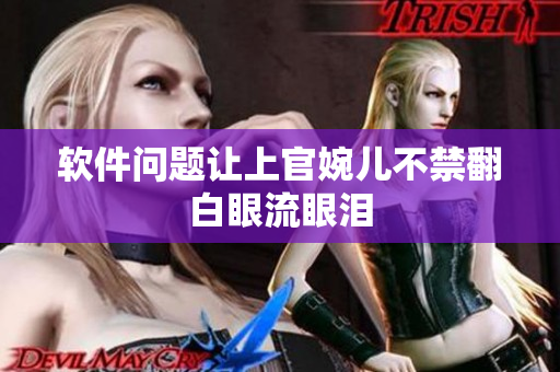 软件问题让上官婉儿不禁翻白眼流眼泪