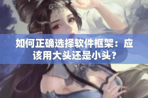 如何正确选择软件框架：应该用大头还是小头？
