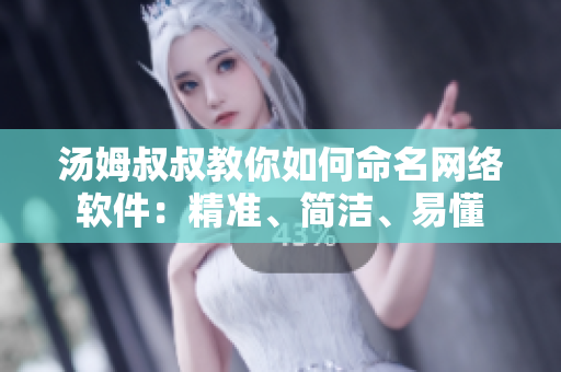 汤姆叔叔教你如何命名网络软件：精准、简洁、易懂