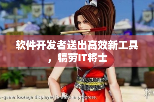软件开发者送出高效新工具，犒劳IT将士