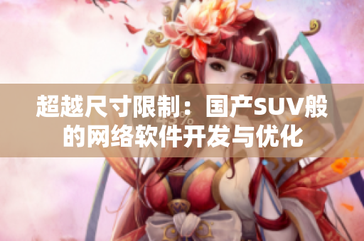 超越尺寸限制：国产SUV般的网络软件开发与优化