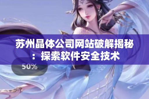 苏州晶体公司网站破解揭秘：探索软件安全技术