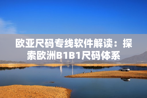 欧亚尺码专线软件解读：探索欧洲B1B1尺码体系
