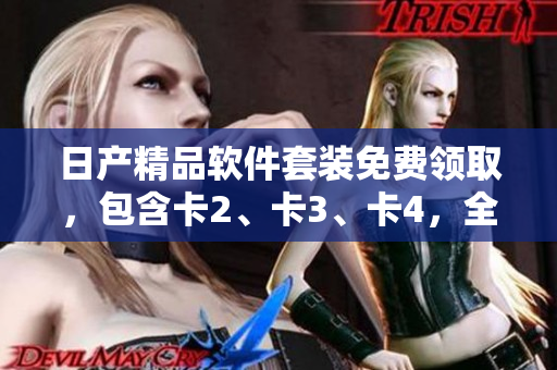 日产精品软件套装免费领取，包含卡2、卡3、卡4，全方位满足各类软件需求