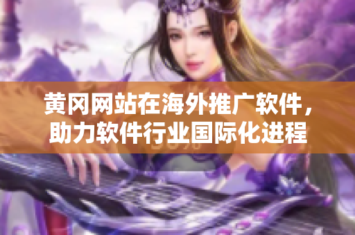 黄冈网站在海外推广软件，助力软件行业国际化进程