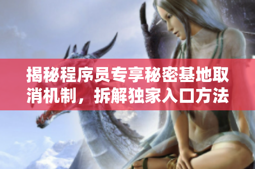 揭秘程序员专享秘密基地取消机制，拆解独家入口方法